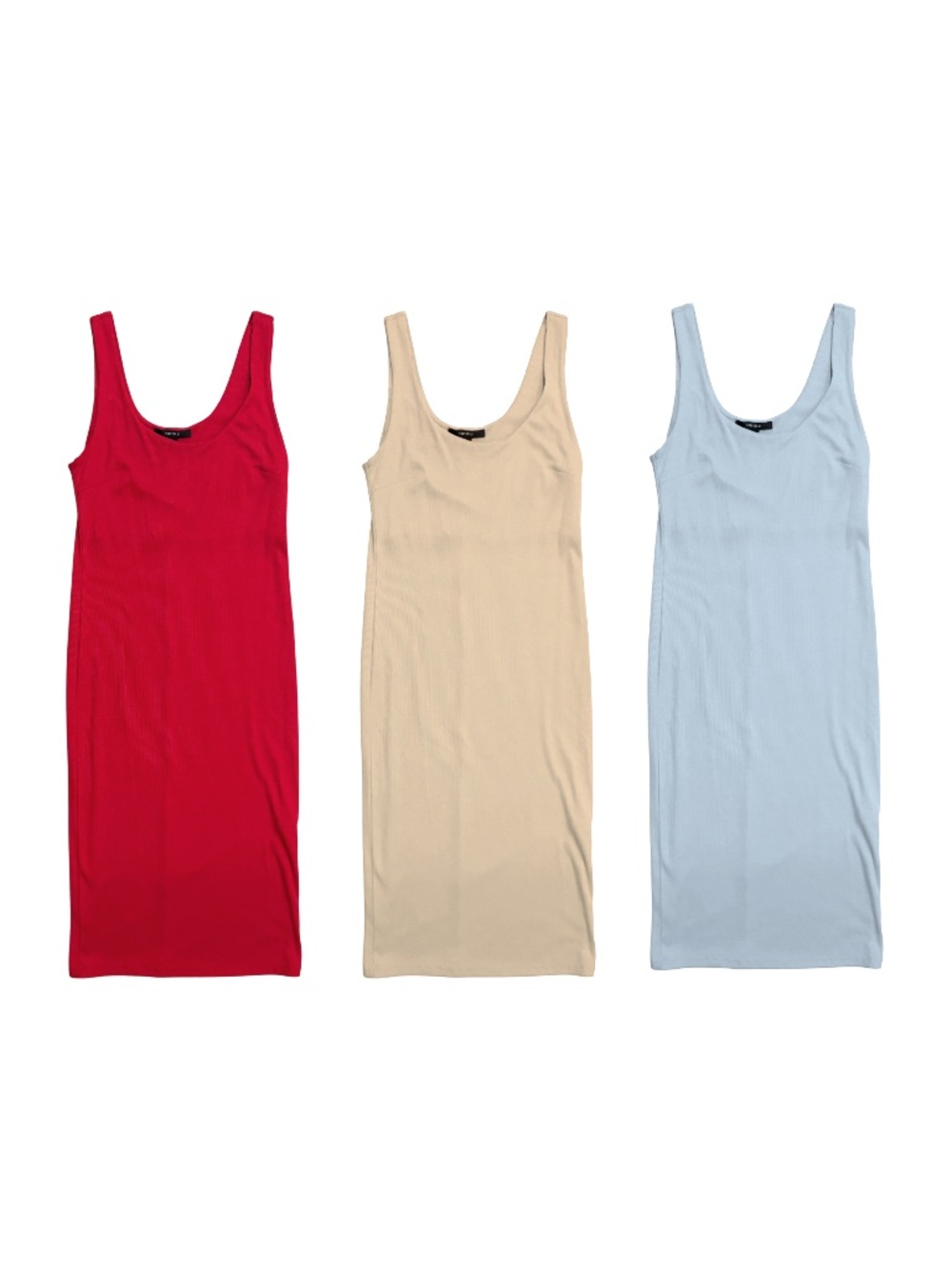 Bodycon Dress Bundle Lot 3 Sleeveless Same Style Size Medium Forever 21